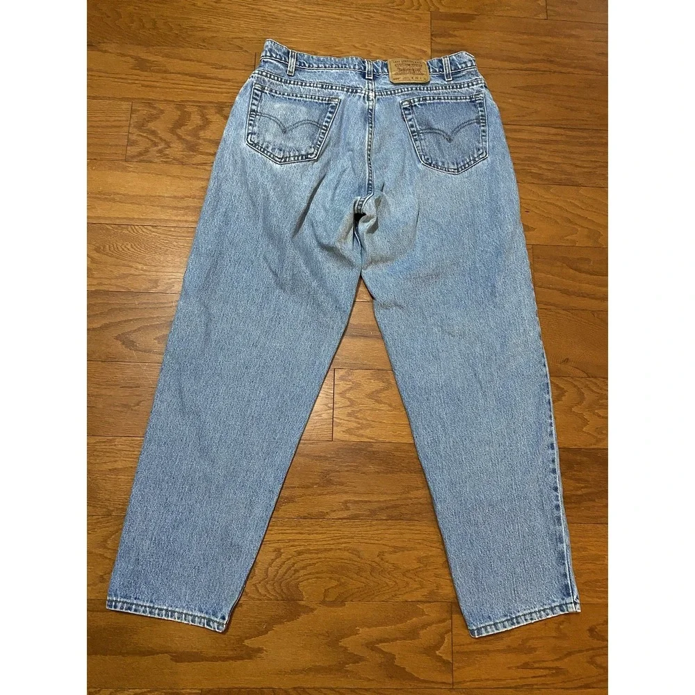 Vintage 90s Levis 560 Loose Tapered Jeans‎ Mens 36X31 Blue (35x30.5) Made In USA